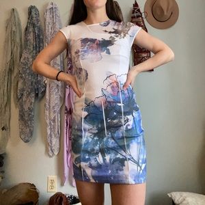 Bodycon Floral Dress